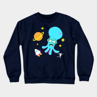 Space octopus Crewneck Sweatshirt